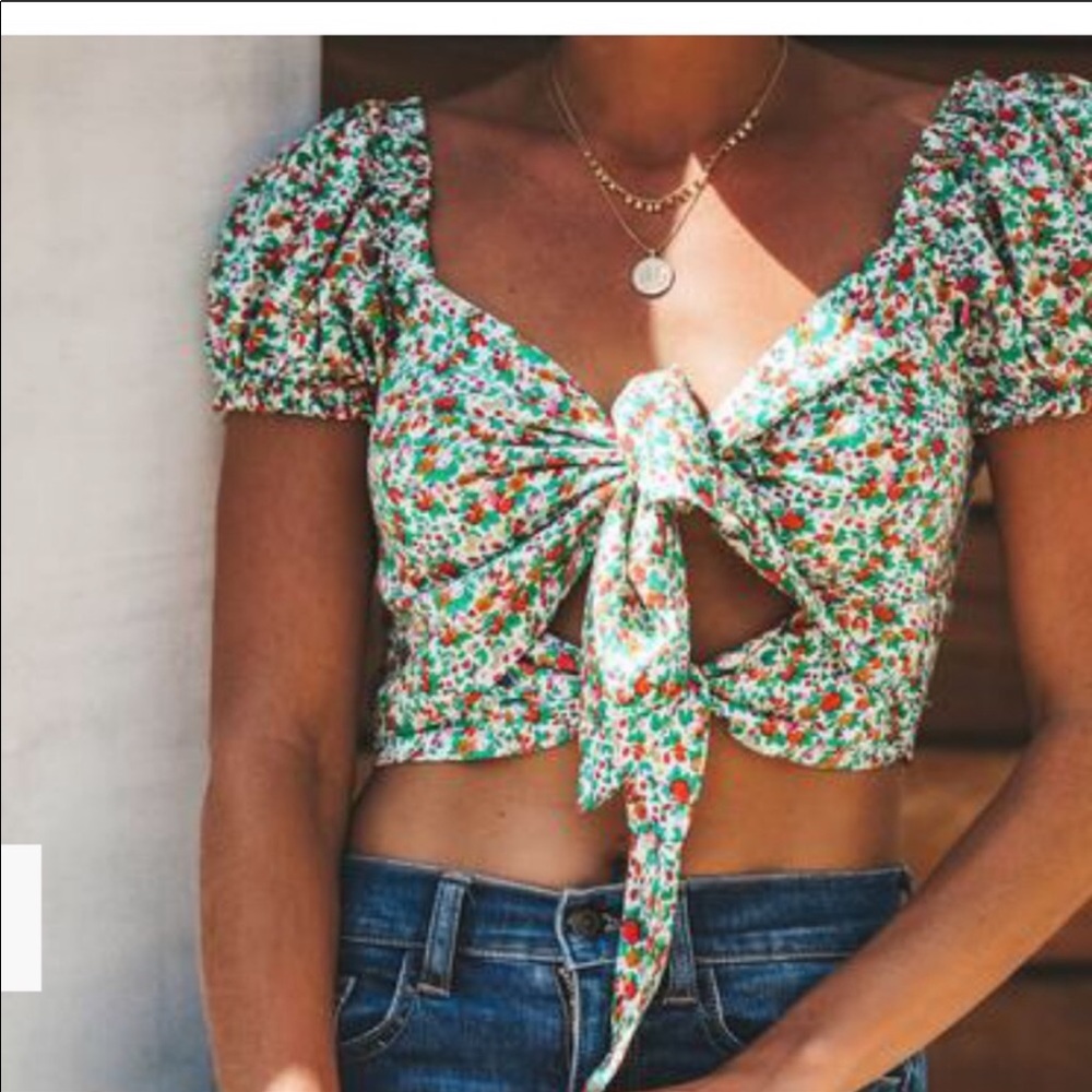 Floral Crop Top